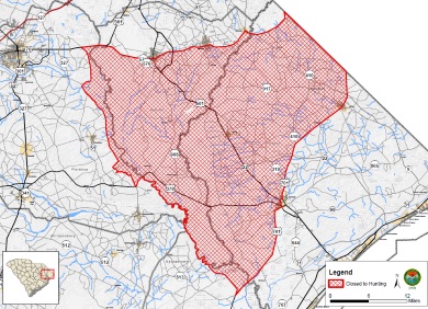 Temporary Hunting Closures in Portions of the Pee Dee and Waccamaw River Drainages
