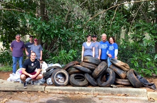 Los días de limpieza y muchas otras actividades organizadas por 'Friends of the Reedy River' han marcado una profunda diferencia en la vida del Río y la comunidad que lo rodea.