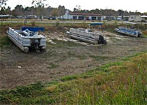 Drought effects - Rocks Pond Marina, Lake Marion Drought effects - Rocks Pond Marina, Lake Marion