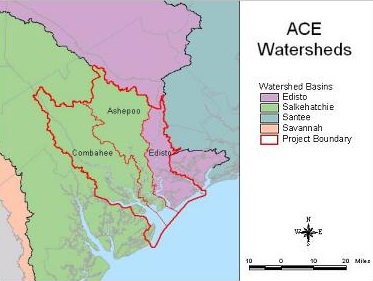ACE Watersheds (Salkahatchie, Edisto, and Santee)