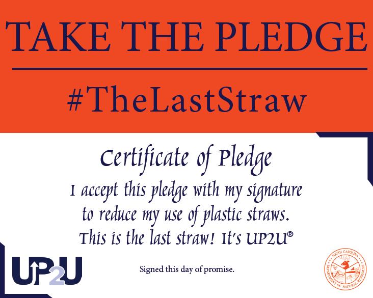 Take the Pledge to reduce your use of plastic straws!