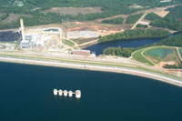 Lake Murray Dam aerial view