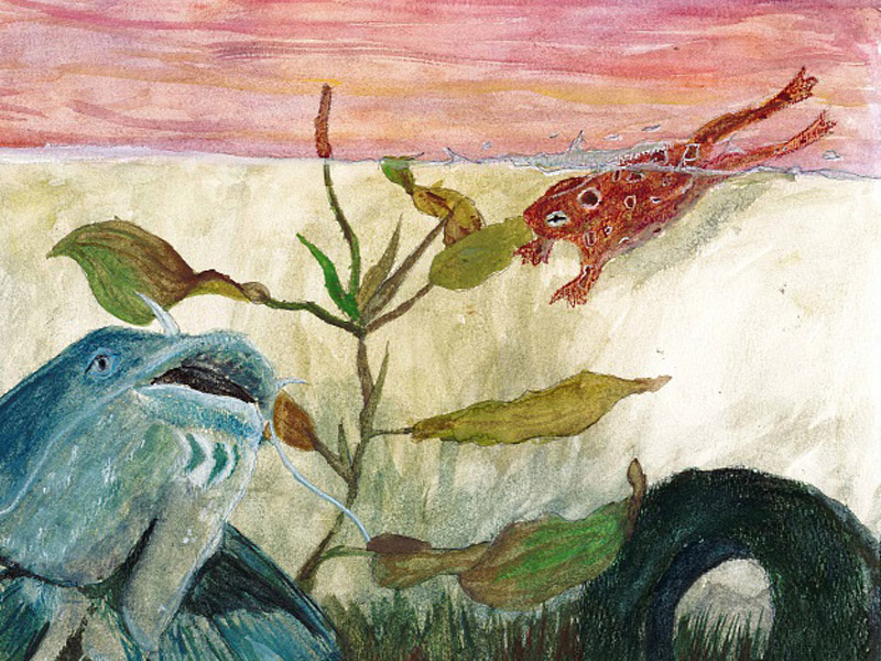 Grades 10-12, 1st place and Best of Show, Areli Peña, Age 17, Brookland Cayce High School, Teacher: Michelle Giovannone