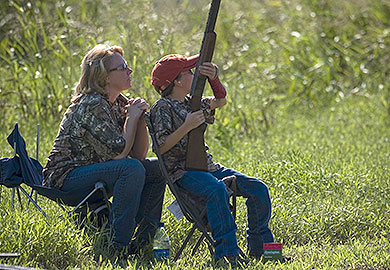 Youth dove hunter