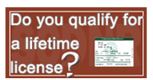 Do you qualify for a lifetime license