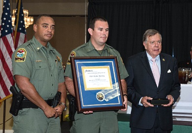 Pfc. Blake Baxley won the award for NASBLA. Pfc. Blake Baxley won the award for NASBLA.