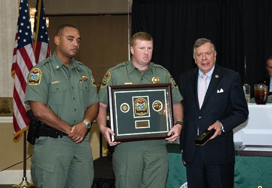 Pfc. Jay Harvey won the award for Region 1.