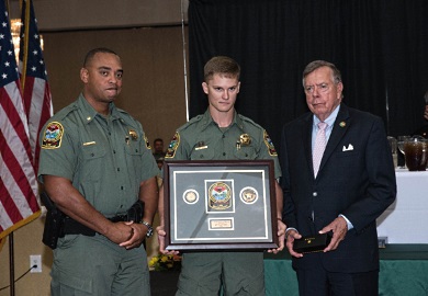 Pfc. JB Smith won the award for Region 3.