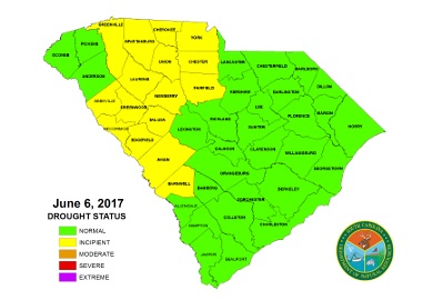 All counties within the state are now in normal or incipient drought status All counties within the state are now in normal or incipient drought status
