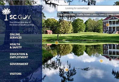 South Carolina Interactive, via its network of SC.gov websites and online services, has 164 South Carolina government entity partners, 54 unique online applications offering 1,030 interactive services, and hosts 47 websites. South Carolina Interactive, via its network of SC.gov websites and online services, has 164 South Carolina government entity partners, 54 unique online applications offering 1,030 interactive services, and hosts 47 websites.