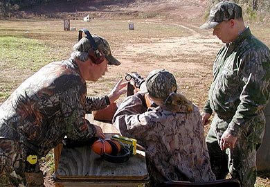Participants in special Upstate youth deer hunts will be required to complete a short training course on gun safety, go to the rifle range at their assigned hunt locations and fire the gun they will be using during the hunt. (SCDNR photo) Participants in special Upstate youth deer hunts will be required to complete a short training course on gun safety, go to the rifle range at their assigned hunt locations and fire the gun they will be using during the hunt. (SCDNR photo)
