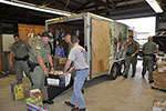 SCDNR has sent 28 game wardens to Texas to work search and rescue in the floodwaters of Hurricane Harvey.