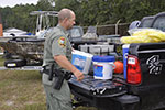 SCDNR has sent 28 game wardens to Texas to work search and rescue in the floodwaters of Hurricane Harvey.