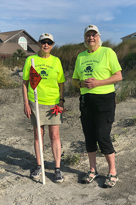 Turtle patrol team members.