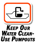 Keep our waters clean - use Pumpout Stations