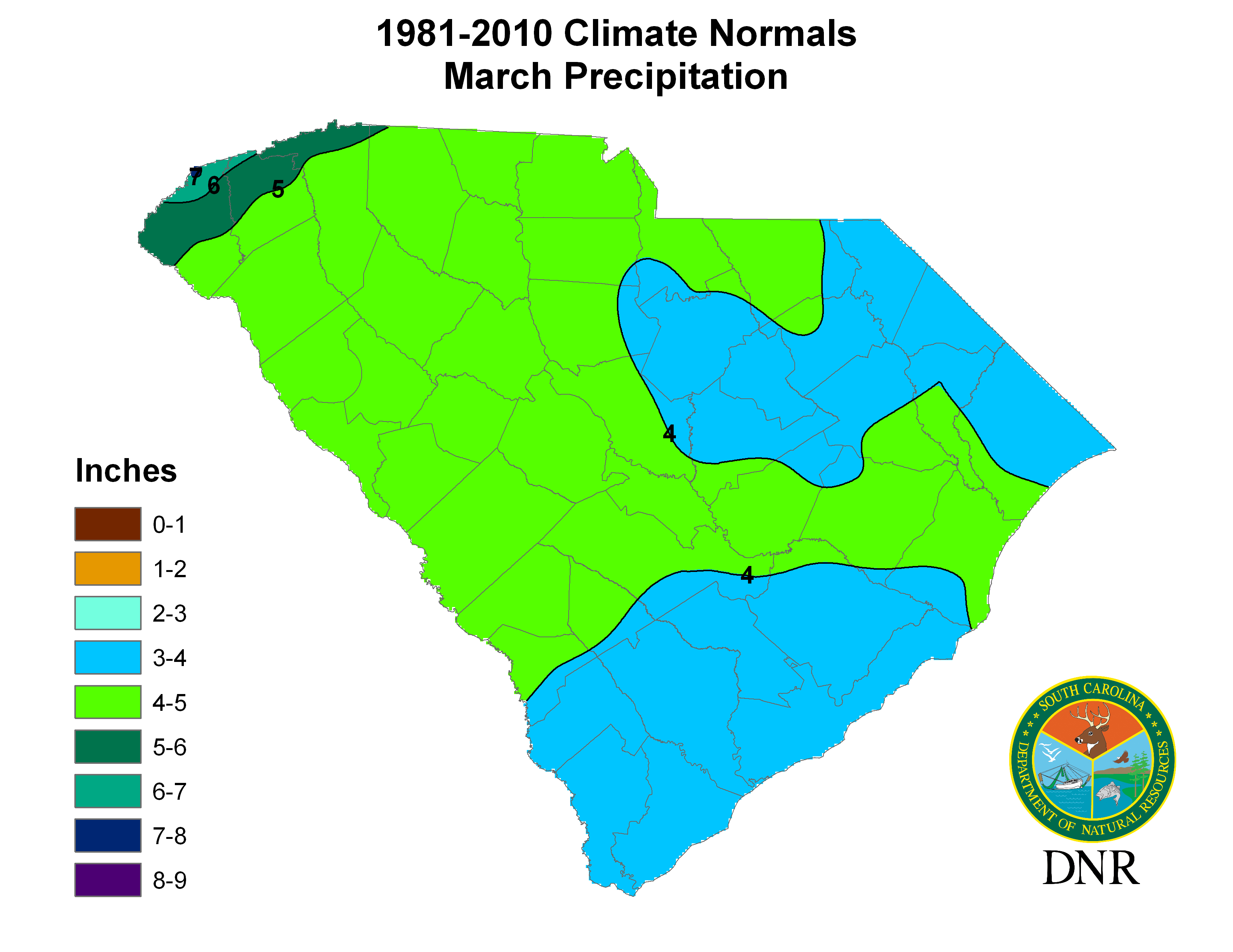 South Carolina State Climatology Office Rain