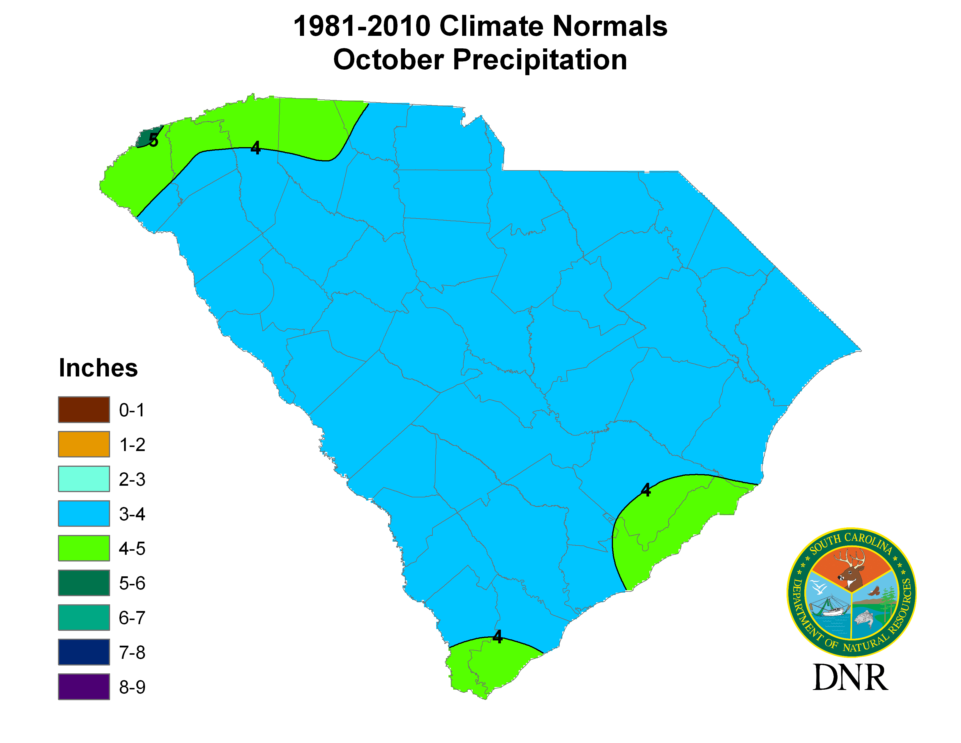 South Carolina State Climatology Office Rain
