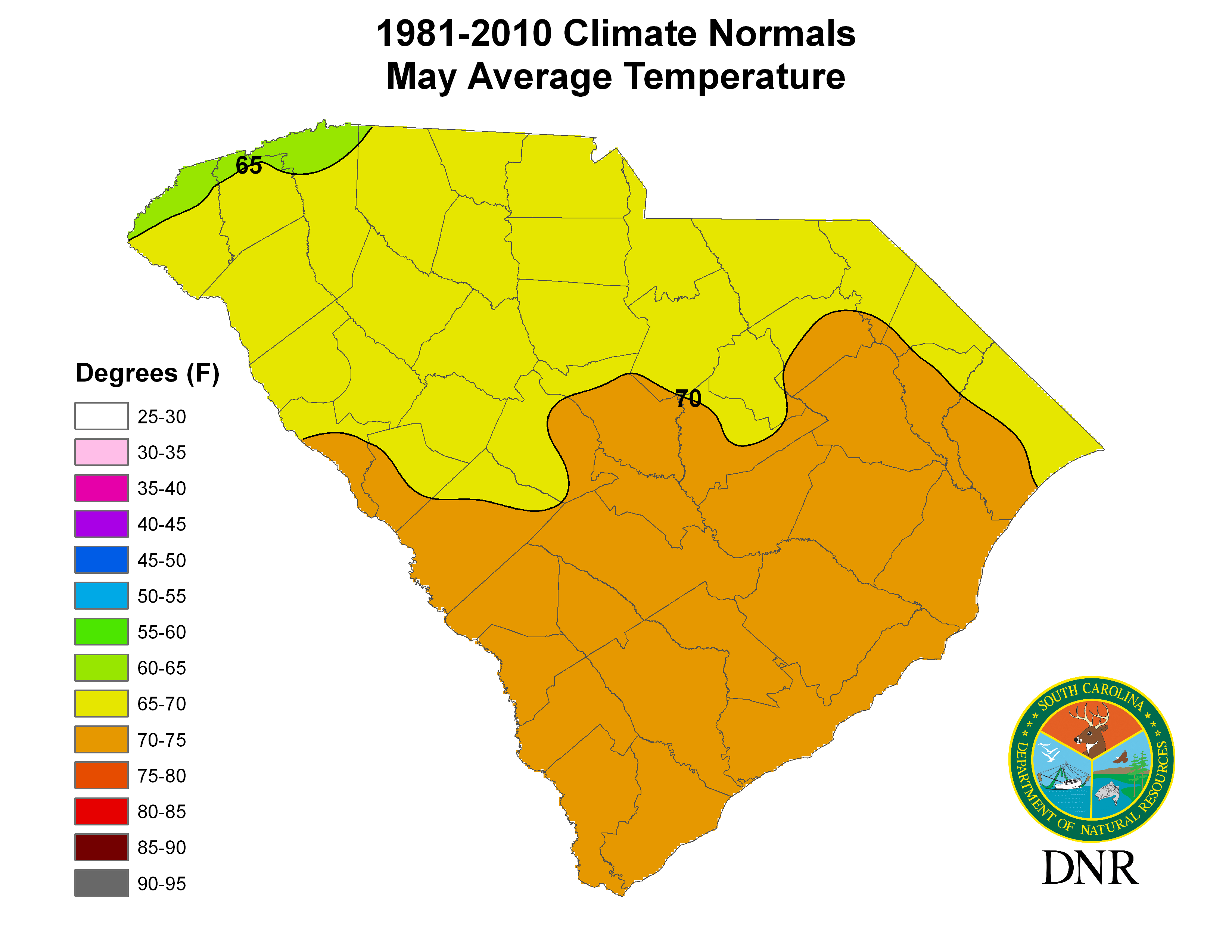 South Carolina State Climatology Office T Avg