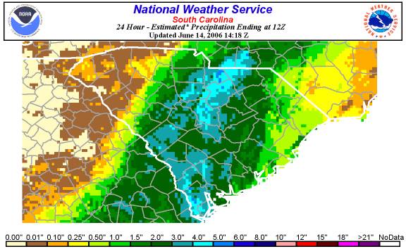 24-Hour Rainfall Total