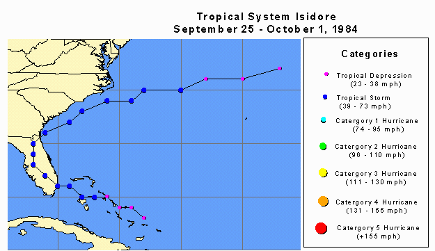 Tropical Storm Isidore-1984