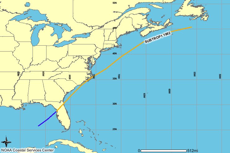 Sub-Tropical Storm #1