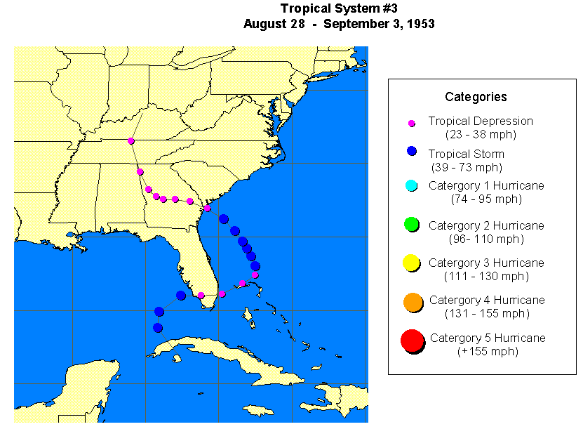 Tropical System #3-1953