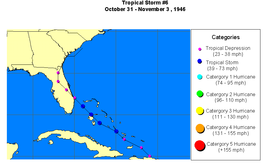 Tropical Storm 6-1946