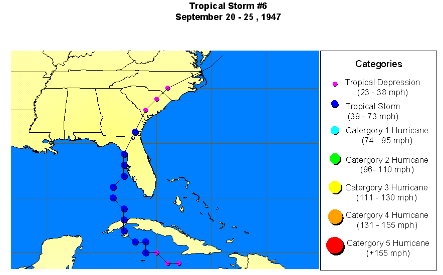 Tropical Storm #6-1947