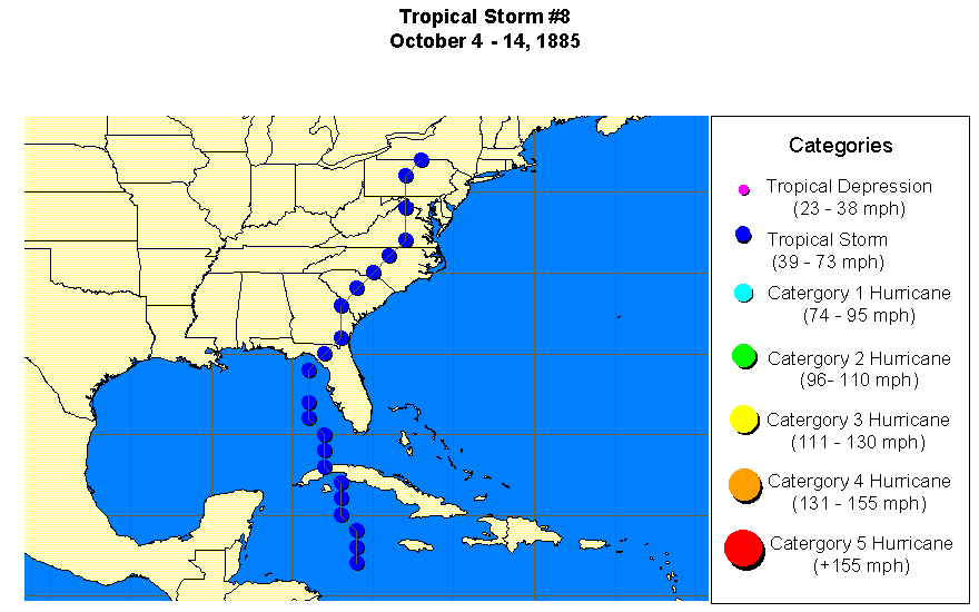Tropical Storm 8-1885