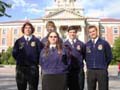 The team before the closing ceremonies