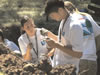 Maryam and William at Soils Pit. Image courtesy of Arizona Envirothon
