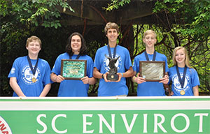 2016 SC Envirothon Winners – Spartanburg High School Team A Students