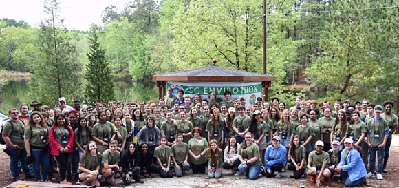 2019 South Carolina Envirothon group photo of coaches and students