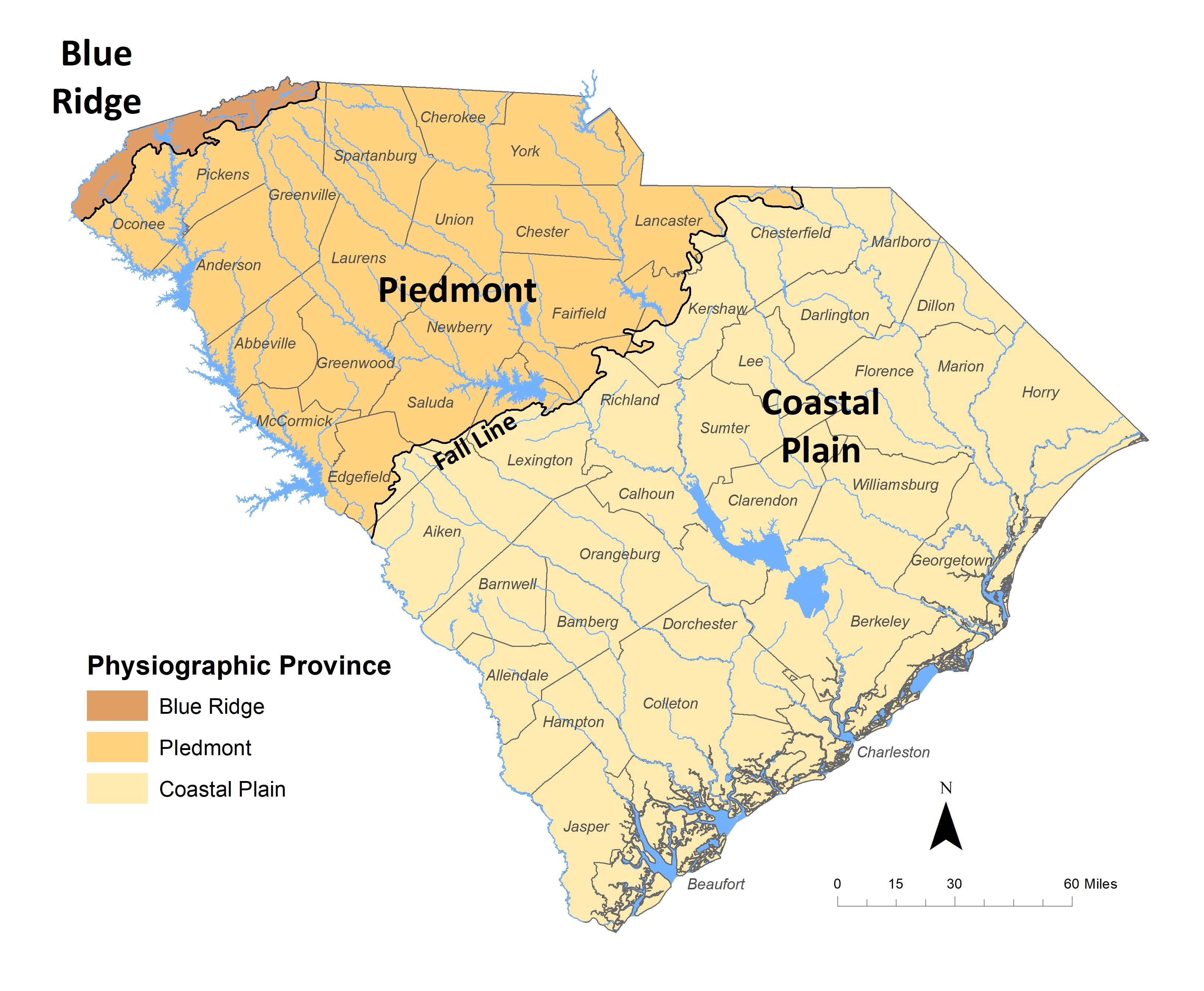 physiographic provinces map