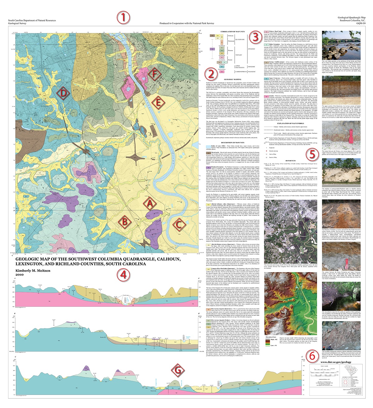 South Carolina Geologic Map Reading A Geologic Map - Scdnr