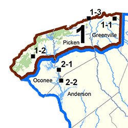 Map of Game Zones