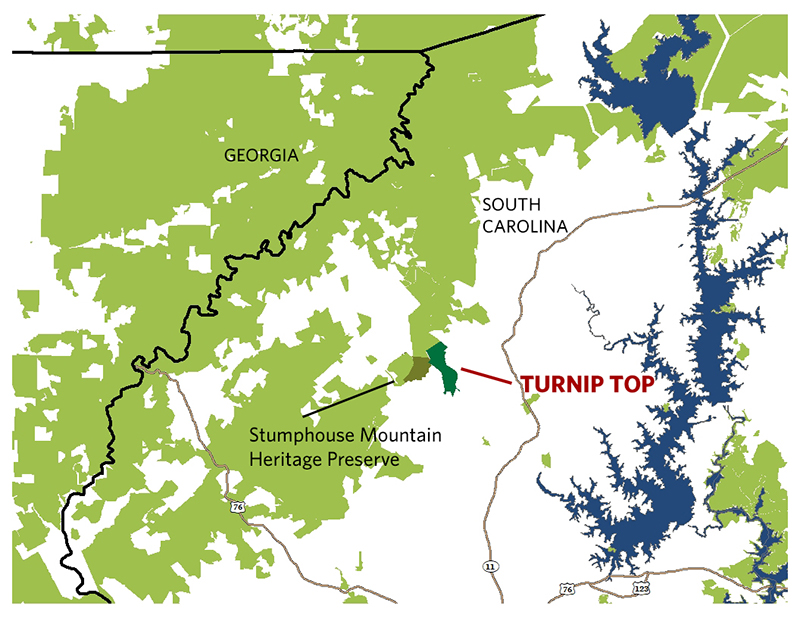 TNC transfers 791-acre addition to SCDNR's Stumphouse Mountain Heritage Preserve