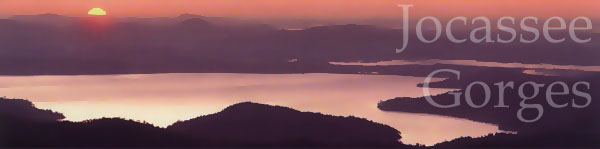 Jocassee Gorges at Sunset