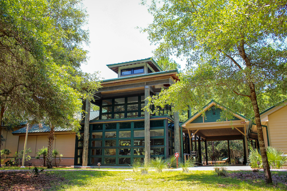 The front of the Edisto Learning Center