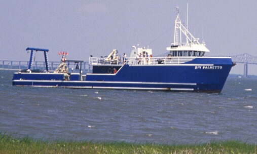 The primary sampling platform of the RFS is the RV Palmetto, a 90-foot research vessel The primary sampling platform of the RFS is the RV Palmetto, a 90-foot research vessel