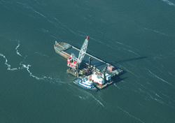 Picture of dredge barge