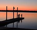 Photograph of Sunset at the Waddell Mariculture Center