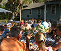 Photograph of Group Visiting the Waddell Mariculture Center