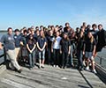 Photograph of Group Visiting the Waddell Mariculture Center