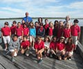 Photograph of Group Visiting the Waddell Mariculture Center