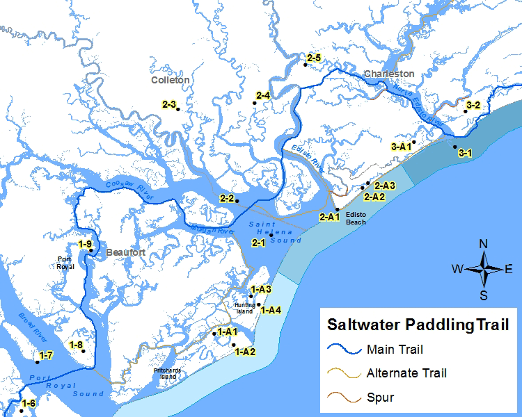 Section 2 - Beaufort to Edisto Island Saltwater Paddling Trail
