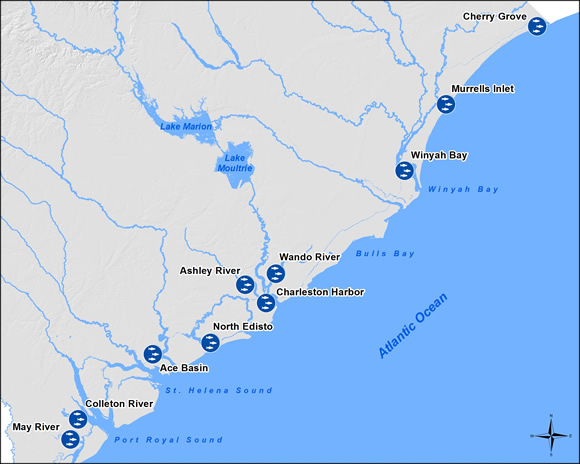 Marine Stocking Locations