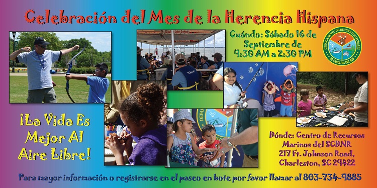 El Departamento de Recursos Naturales de Carolina del Sur conmemorará el Mes de la Herencia Hispana con un evento en el área de Charleston