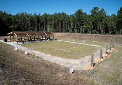 Wateree Rifle & Pistol Range en el Condado de Richland (Foto por Joey Frazier SCDNR)